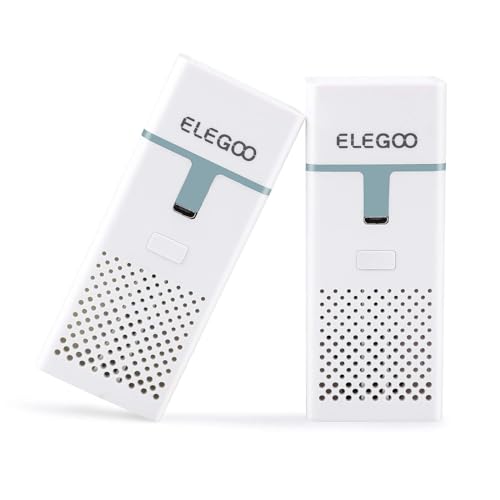 ELEGOO 2PCS Mini Air Purifier with Activated Carbon Filter a...