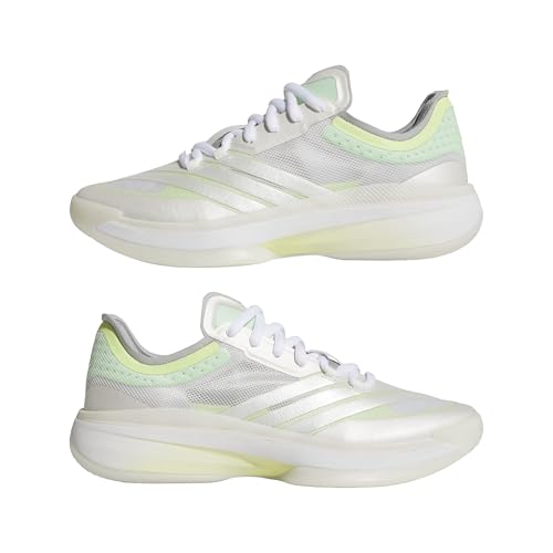 Adidas Unisex-Adult Adizero Select 2.0 Low Top Basketball, Zero Metallic/Grey/Lime Burst, 7 - image 8