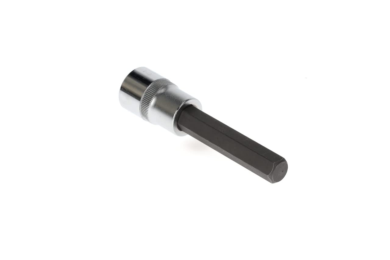 GEDORE red Screwdriver bit socket long hex, 12 mm AF, 1/2" 12.5 mm, Screwdriver bit socket, Tool, R62551219, Steel - Image 4