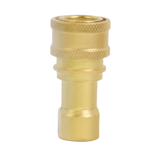 Image of 1 /4 inch NPTF Brass High Pressure Hydraulic Connect Nipple Compatible With Parker 60 Series Nipples BH2-60