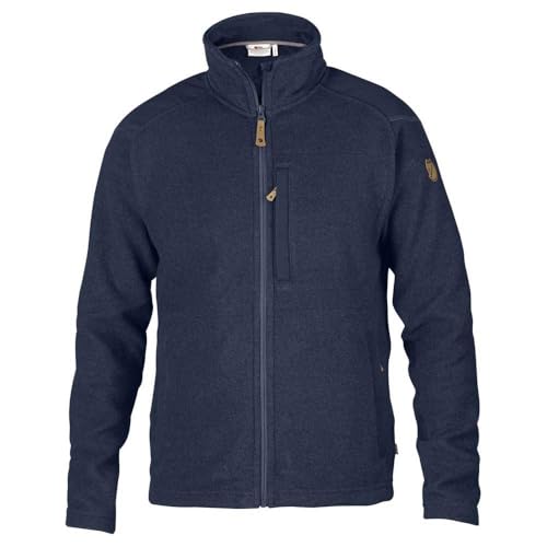Fjällräven Herren buck Fleecejacke, Dark Navy, M EU