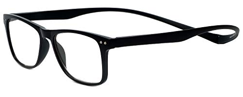 Magz Astoria Transition Sun Reading Glasses +3.00 Black Photochromic Sunglasses Reader Neck Hanging Magnetic Rear Connecting