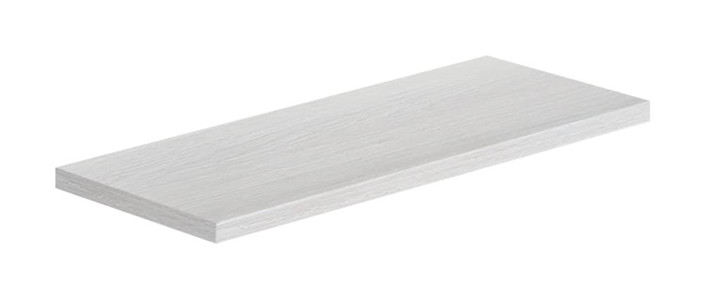 MODULARREDO | SMART Mensola da Muro, Scaffale Legno, Mensola da Parete, 36x15.5x1.8 cm, Rovere Sbiancato - Made in Italy