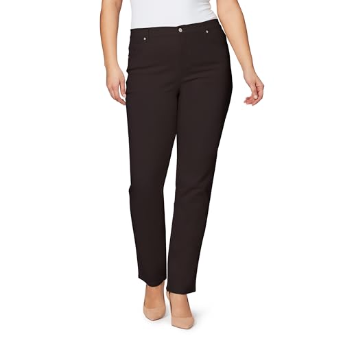 Image of Gloria Vanderbilt Womens Amanda Classic High Rise Tapered Jean Plus Size