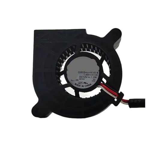 Ventilador de proyector compatible con Optoma HD20, HD25-LV, HD131X, HD131X, Eh1020, 12 V, 1,2 W, GB1245PKVX-8, 45 x 20 mm