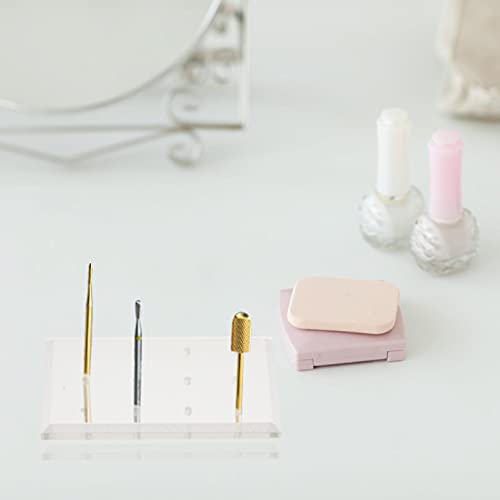 Soporte expositor para brocas de uñas acrílico 2 pcs miniatura 4