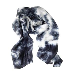 Scialle Donna Lusso Sciarpa Di Seta Pura Dipinta A Mano Millie - Main Image
