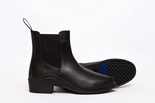 Gallop Elegence Leather Jodhpur Boots (Black, UK 4)