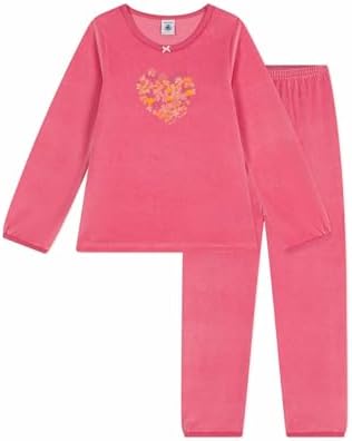 Petit Bateau Mädchen Cherry_h25 Nachtwäsche, Peonia, 4 Jahre