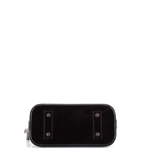 Pre-Loved Alma Handbag Monogram Vernis BB, Black4