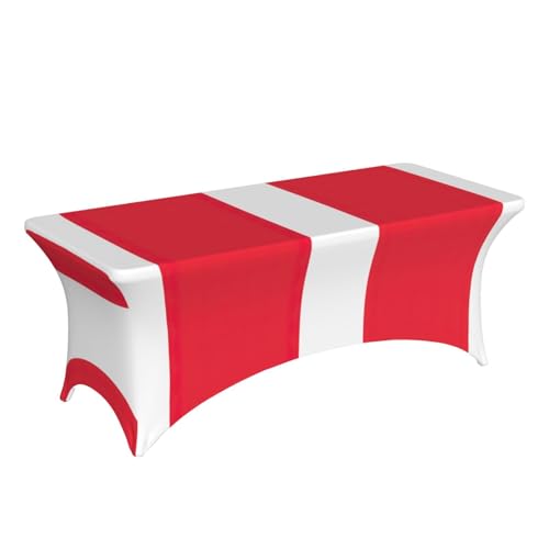 Nappe drapeau autrichien élastique pour protéger table de banquet