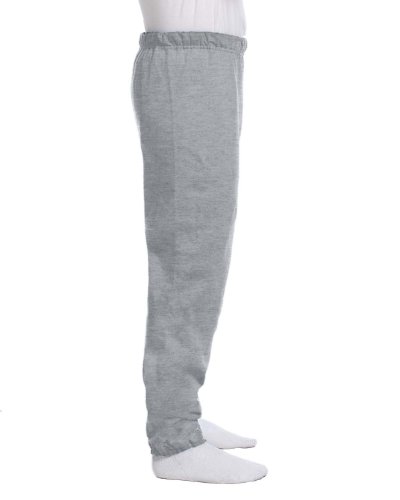 Jerzees Cotton/Poly Sweatpants (No Pockets), Xl Heather Grey #TOP3