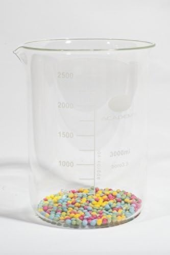 3000ml Becher in Vetro Borosilicato - 3 Litri Qualità Laboratorio con Beccuccio