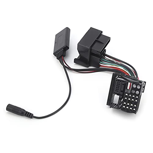 12Pin Bluetooth 5.0, con Micrófono 59.1in Cable AUX o Adaptador Apto para Opel CD30 CDC40 CD70