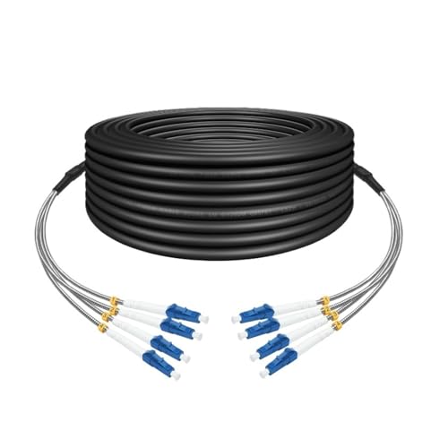 Câble à fibre optique extérieur LC-LC monomode 4 conducteurs 3m de long