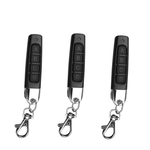 3PCS Telecommande Portail 433MHz,Télécommande Porte de Garage sans Fil,Télécommande Universelle...