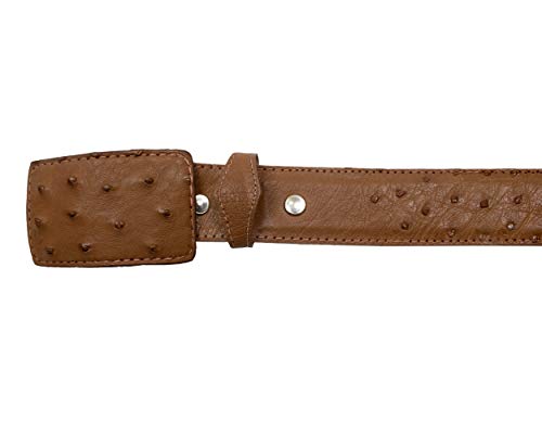 Men's Cowboy Western Wear Exotic Belt Genuine Ostrich Leather2