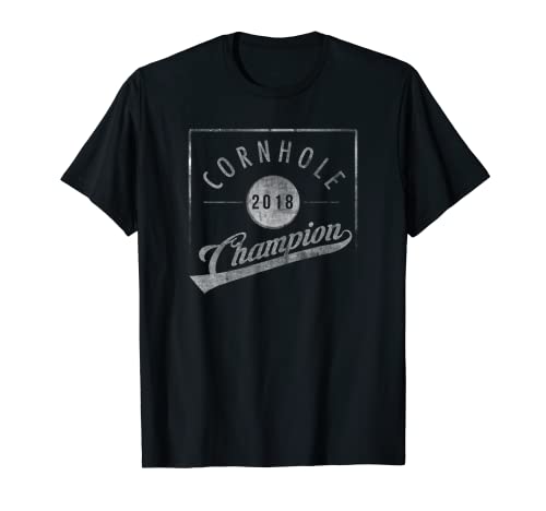 Divertente 2018 Cornhole Champion Shirt Maglietta