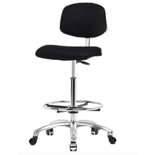 Chaise salle blanche ergonomique anti-particules bordeaux