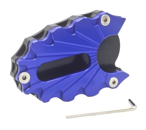 Extension béquille Suzuki SV650 2009-2019 moto CNC bleue