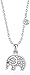 Produktbild CKAWM Halskette Silber Farbe Elefant Silber Farbe Anhänger Halskette Für Frauen Schmuck Beste Urlaub Oder Geburtstagsgeschenk Für Frauen Und Mädchen
