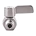 DERNORD 1/4 inch Stainless Mini Ball Valve NPT Female x Male Thread SUS316