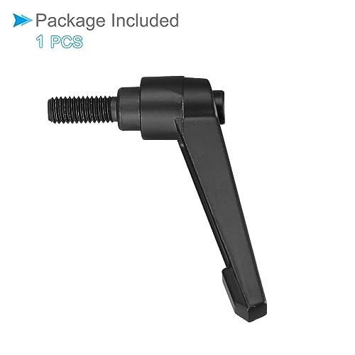 Image of Clamping Lever Handles, M8 x 20mm Male Thread, Adjustable Quick Release Locking Rotating Bolt Knobs Black - (Applications: for Lathe Machinery), 1-Piece