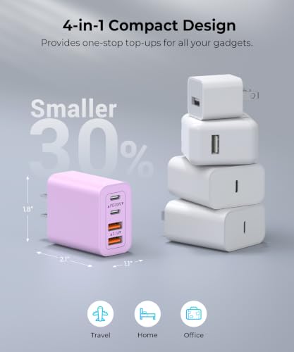 Image of 40W Type C Fast Charger Block, 2Pack Wall Plug Multiport Brick Type C Block