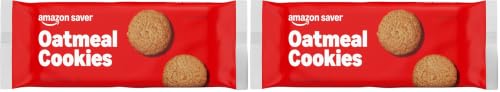 Amazon Saver, Crispy Oatmeal Cookies, 12 ounce (Previously Happy Belly, Packaging May Vary) (Pack of 2)