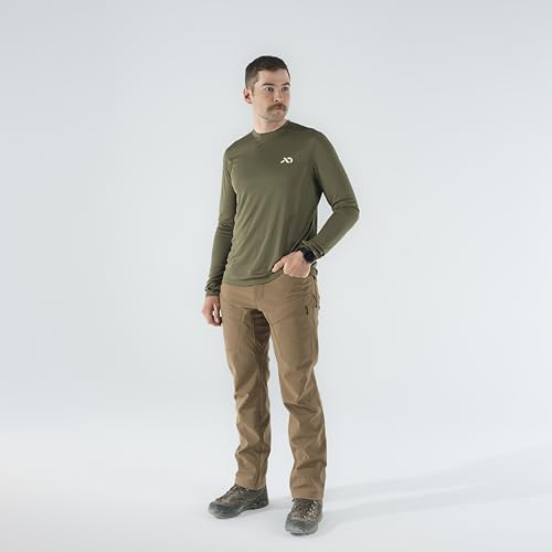 First Lite Men's Yuma Synthetic Long Sleeve Crew - Breathable Ultralight Camo Hunting Baselayer3