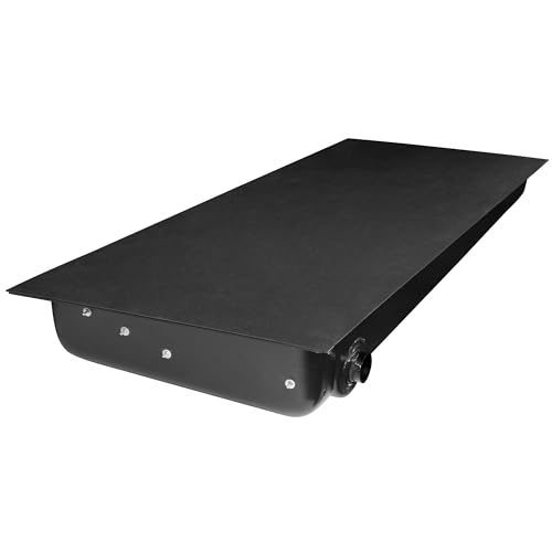 Ameri-Kart HT-293 Side Discharge 32 Gallon RV Gray Water Holding Tank for Campers Trailers and RVs 63-Inch x 24-Inch x 7.25-Inch