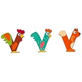 Scratch Holzbuchstabe V