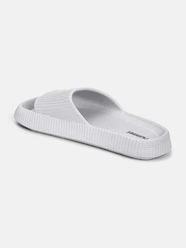 Image of hummel TEXTURE SOFT Men's Classic Ultra Soft Sliders /Slippers with Cushion FootBed for Adult Comfortable & Light Weight Stylish & Waterproof & Everyday Flip Flops & Chappals for Gents /Boys