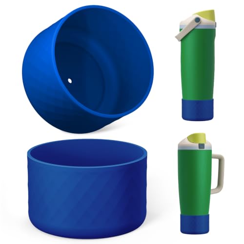2 PCS Silicone Boot for Owala FreeSip Sway 30oz 40oz, Anti-Slip Protective Sleeve for Owala 30oz 40oz FreeSip Tumbler - Stainless Steel Water Bottles Accessories
