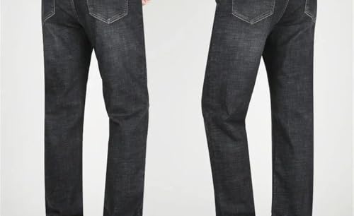 Men's Vintage Washed Loose-fit Jeans, Straight-Leg All-Season Loose-fit Wide-Leg Trousers2