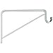 NATIONAL N224-501 Enamel Shelf & Rod Bracket, White