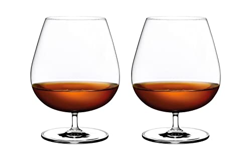 Topkapi elite 66123 Cognacschwenker Maxime Clement XL - 500 ml, 2er Set Cognac Gläser, spülmaschinenfest, bleifreies Kristallglas, elegant und hochwertig