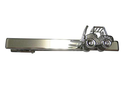 Kiola Designs Silver Toned Industrial Warehouse Forklift Tie Clip