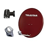 Telestar DIGIRAPID 80 A schiefergrau Alu Sat-Antenne inkl. SKYQUAD HC LNB für...