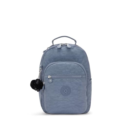 Kipling Mochila feminina Seoul pequena para tablet, durável, alças acolchoadas com manga para tablet