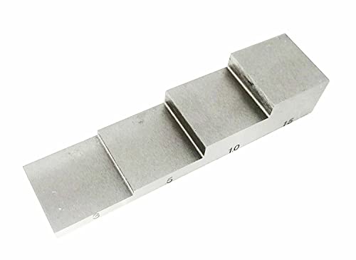Bloque de Calibración Ultrasonido de Aluminio 6063 con Grosor 3mm, 5mm, 10mm, 15mm para Medidor de Espesor Ultrasonido miniatura 1