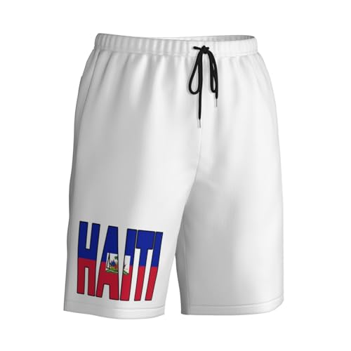 Haiti Flag Mens Swim Trunks Quick Dry Board Shorts 7" - Hawaii Beach Swimwear3