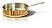 De Buyer 6448.16 - Padella à con stecche in rame-acciaio inox con montature bronzate, øètre 16"