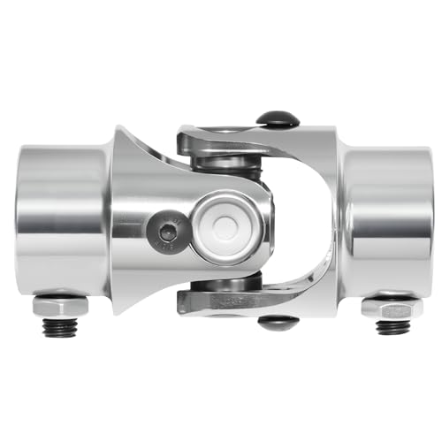 Image of 3 /4 inch-36 Spline X 3 /4 inch DD Stainless Steel Steering U Joint, Universal Joint Single Steering Column Shaft U Joint, Total Length:83mm (3-1 /4 inch)