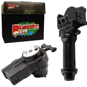 BLADEKING BEYS Metal Fusion String Launcher Suitable for Left and Right Spin Metal Blades. (Black) + Toy Box-image-22