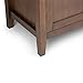 SIMPLIHOME Redmond SOLID WOOD 54 inch Wide Transitional TV Media Stand in Rustic Natural Aged Brown For TVs up to 60 inches for the Living Room and Entertainment Center