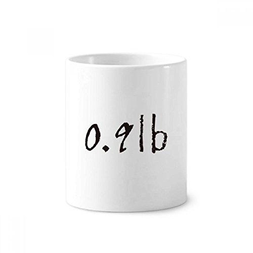 Porte-brosse à dents idée cadeau original tasse blanche céramique