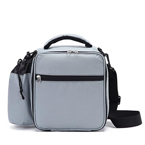 MJWDP Oxford Cloth Lunch Box Bag Isoleringsväska Utomhus Picnic Bag Vattentät Bärbar Lunch Bag Picknick Bag med stor kapacitet (Color : Blue,White, Size : 23.5 * 25.5 * 20.5cm)