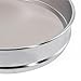 20cm Chrome-Plated Sieve with 304 Stainless Steel Mesh for Sample Inspection and Powder Sorting, 4 Mesh to 600 Mesh, Laboratory and Industrial Sieve(90 Mesh)
