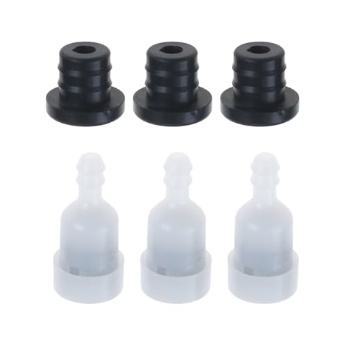 Mtsooning 3Sets Fuel Line Vent Plastic Air Check Valve Compatible with Chinese Chainsaw 4500 5200 5800 45cc 58cc 52cc